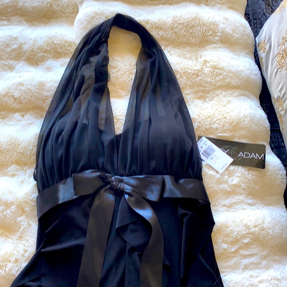 black evening dress
